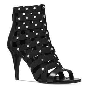 MICHAEL Michael Kors Sherry open toe sandals in black leather